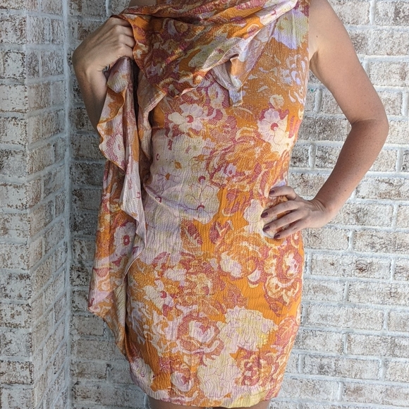 100 silk Badgley Mishka Collection dress - Picture 2 of 10